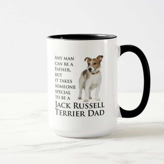 Jack Russell Vater Tasse (Rechts)