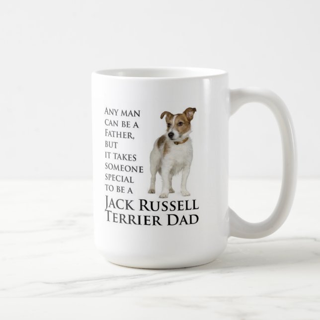 Jack Russell Vater Tasse (Rechts)