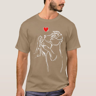 Jack Russellerrier Liebe Ehefrau Hunde-Geschenkide T-Shirt