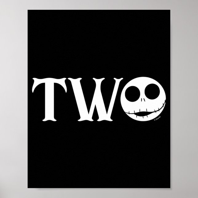 Jack Skellington First Birthday Two Baby  Poster (Vorne)