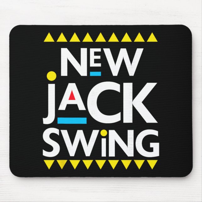 Jack Swing 90s R&amp;b Hip Hop  Mousepad (Vorne)