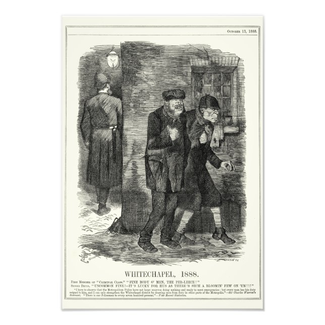 Jack the Ripper - Whitechapel, 1888 Fotodruck (Vorne)