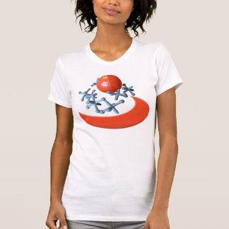 Jack und Ball Tshirt T - Shirt Retro Game Red