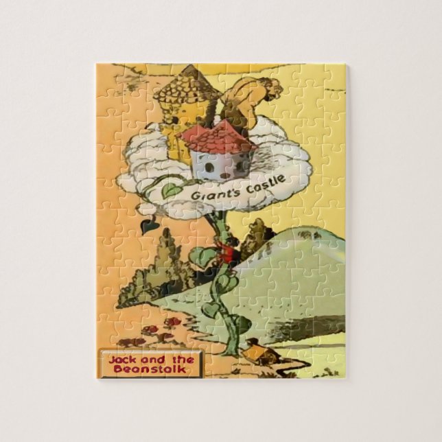 Jack und das Beanstalk 8x10 Puzzle mit Geschenkbox (Vertikal)
