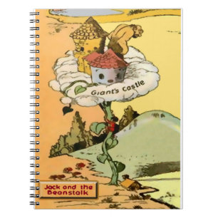 Jack und das Beanstalk Spiralnotebook Notizblock