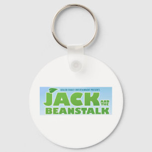 Jack und das Bohnenstangenlogo Schlüsselanhänger