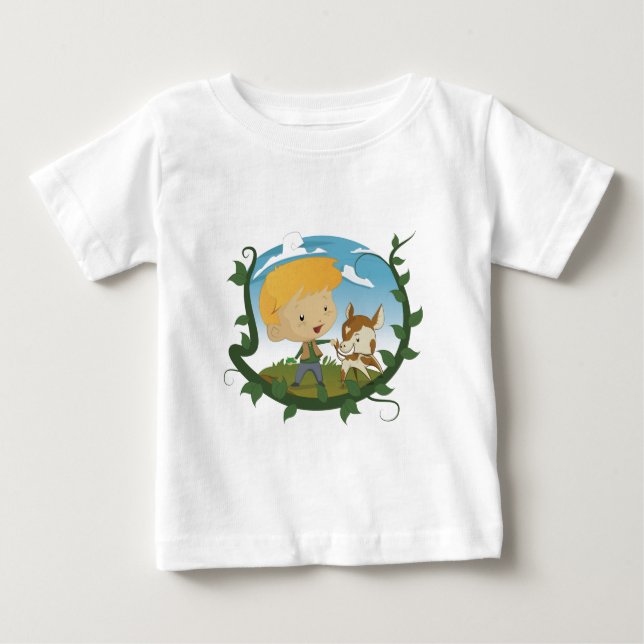 Jack und die Bohnenstange Baby T-shirt (Vorderseite)