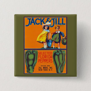 Jack und Jill Florida Paprikaschoten Button