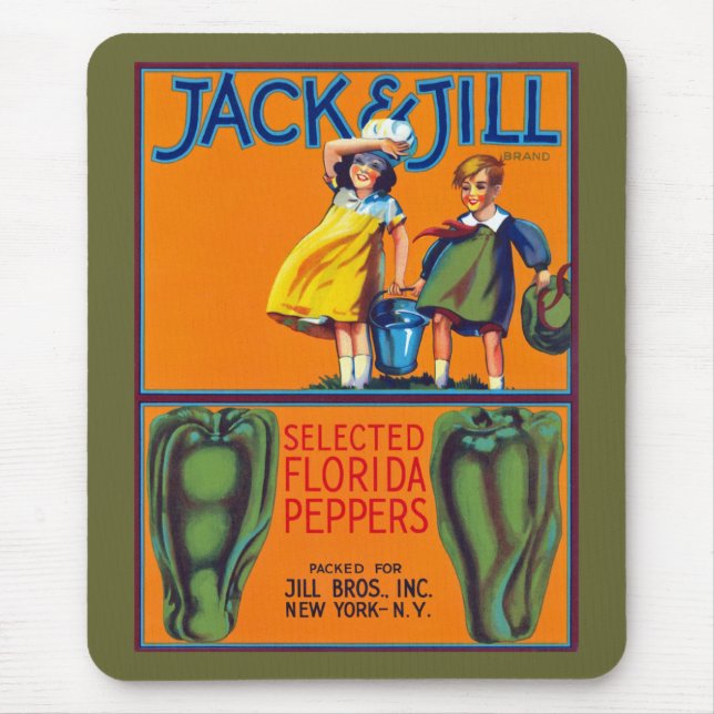 Jack und Jill Florida Paprikaschoten Mousepad (Vorne)