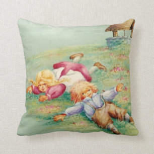 Jack-und Jill-Kinderzimmer-Reim-Akzent-Kissen Kissen