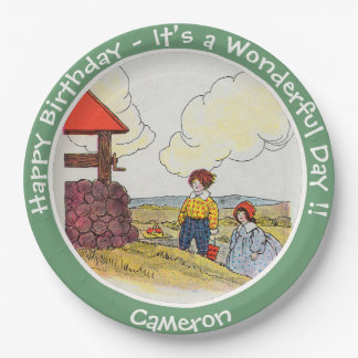 Jack und Jill Mother Goose Geburtstagsartikel Pappteller