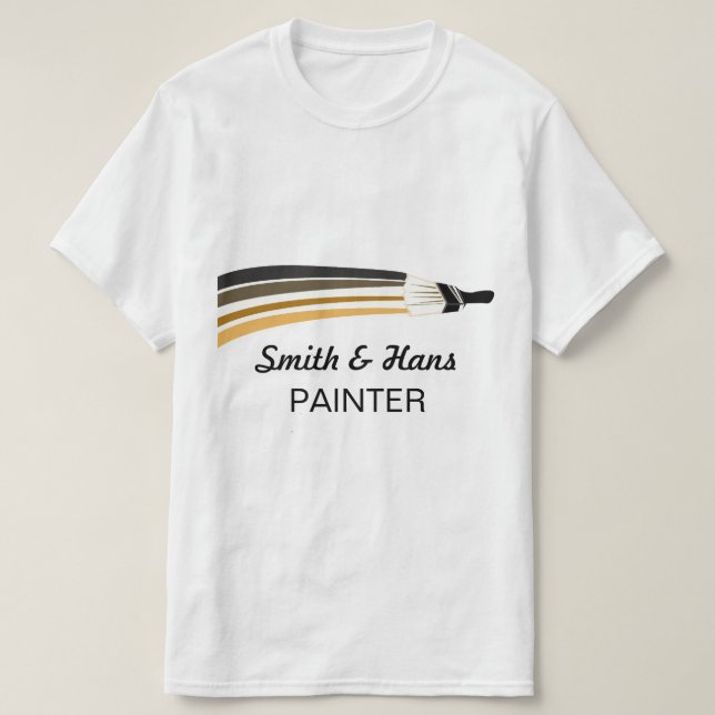 Jack-von-aller Handels-Pinsel-Anstreicher T-Shirt (Design vorne)