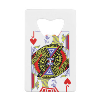 Jack von Hearts Royal Flush Kostüme Halloween Play Geldbeutel Flaschenöffner