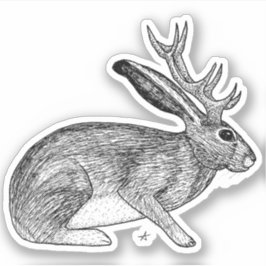 Jackalope Aufkleber