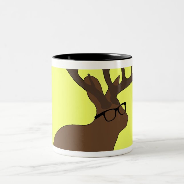 jackalope avec la tasse en verre (Centre)