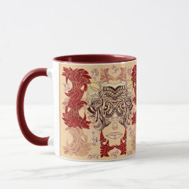 Jackalope Mask: Alice-Tasse Tasse