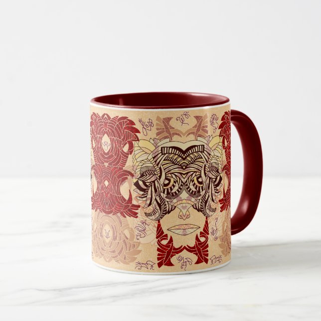 Jackalope Mask : Alice's Self Portrait Mug (Devant droit)