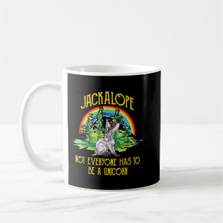 Jackalope nicht jeder muss ein einziger Regenbogen Kaffeetasse