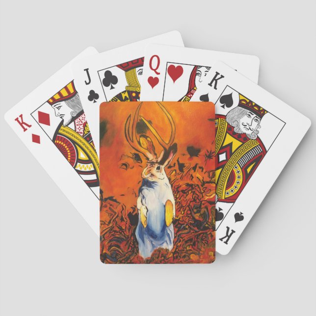 Jackalope Playing Cards Spielkarten (Rückseite)