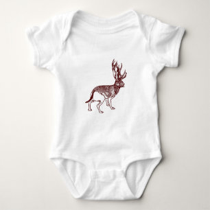 Jackalope Säuglings-einteiliger Baby Strampler