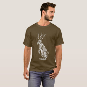 Jackalope Skizzet-stück T-Shirt