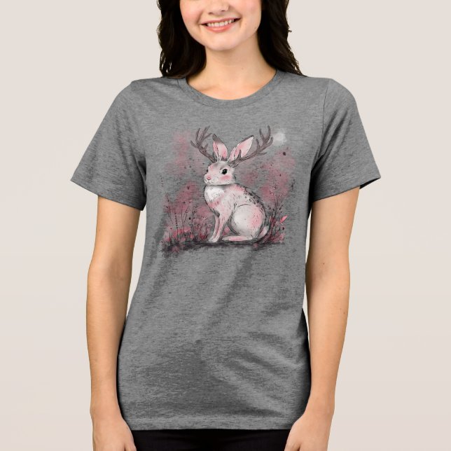 Jackalope Tri-Blend Shirt (Vorderseite)
