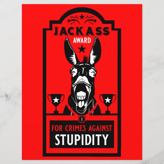 Jackass Award (Vorderseite)