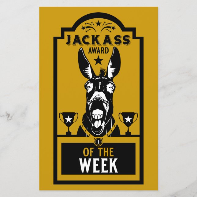 Jackass Award (Vorderseite)