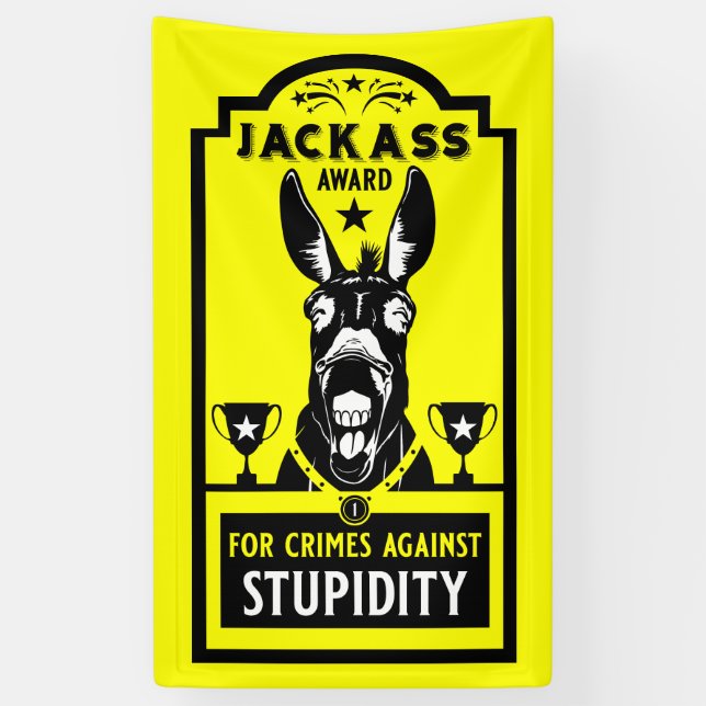 Jackass Award Banner (Vertikal)