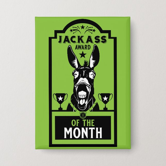 Jackass Award Button (Vorderseite)