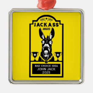 Jackass Award Ornament Aus Metall