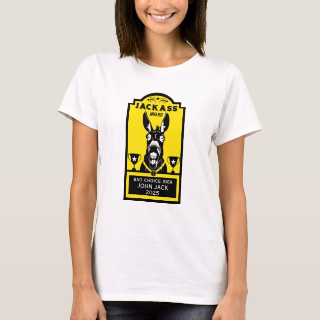 Jackass Award T-Shirt (Vorderseite)