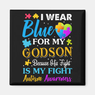 Jackchel Art ich trage Blue für meinen Godson Auti Magnet