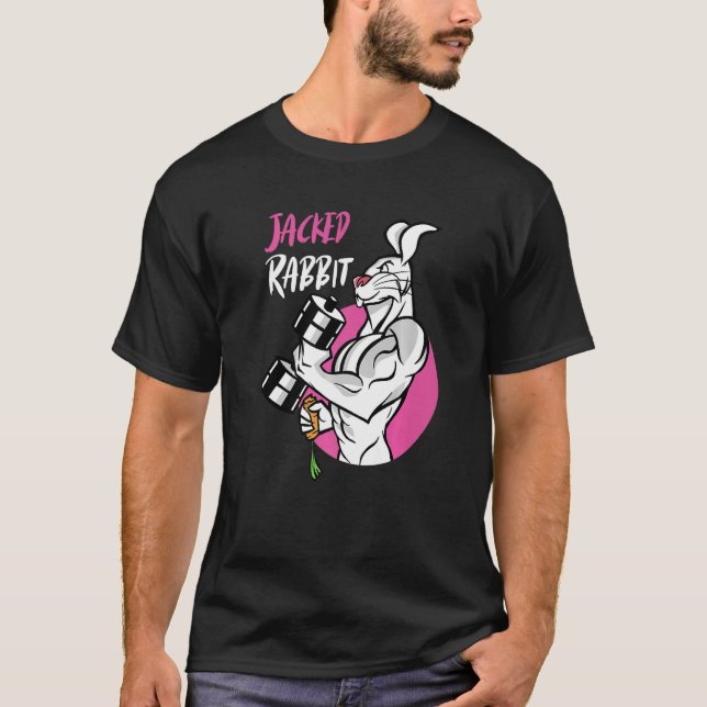 Jacked Rabbit Gym Rabbit Jumpy Rabbits Premium T-Shirt (Vorderseite)