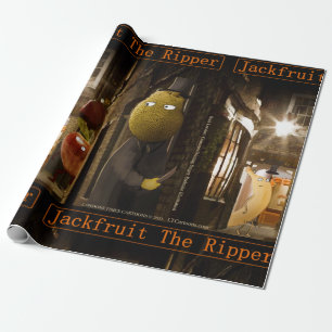 Jackfruit The Ripper Funny Rick London Geschenkpapier