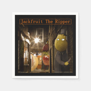 Jackfruit The Ripper Funny Rick London Serviette