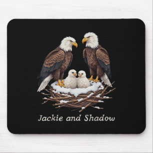 Jackie and Shadow Bald Eagle Fan Club Vintages Leb Mousepad