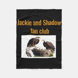 Jackie And Shadow Fan Club Adler Fleecedecke