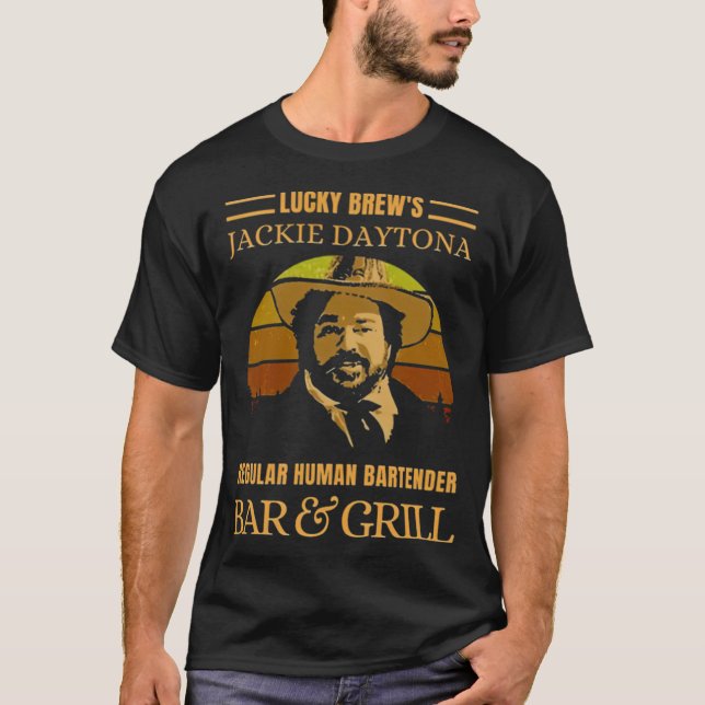 Jackie Daytona Regular Human Barkeeper Wwdits T-Shirt (Vorderseite)