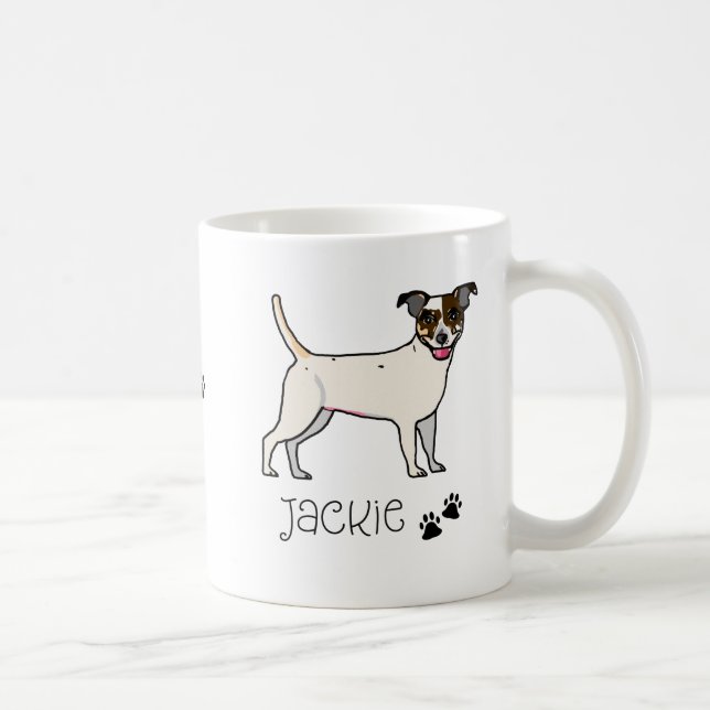 Jackie-Hund-Tasse Kaffeetasse (Rechts)