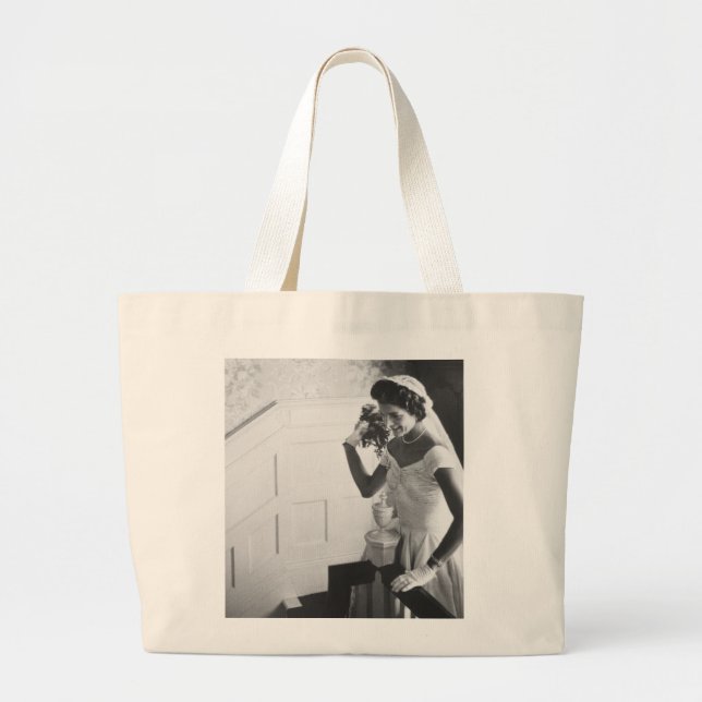 Jackie Kennedy, 1953 Jumbo Stoffbeutel (Vorne)