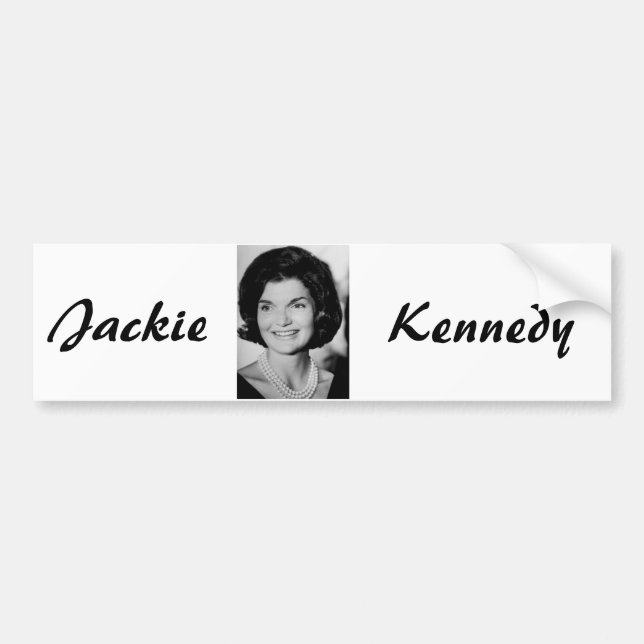 Jackie Kennedy Autoaufkleber (Vorne)