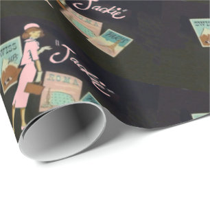 Jackie Kennedy Geschenkpapier