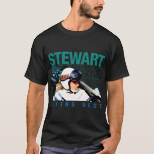 Jackie Stewart Helm F1 Champion 60er 70er T-Shirt