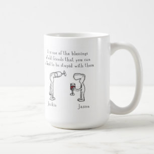 Jackie und Jason Kaffeetasse