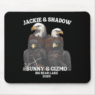 Jackie und Shadow Sunny und Gizmo Big Bear Lake 20 Mousepad