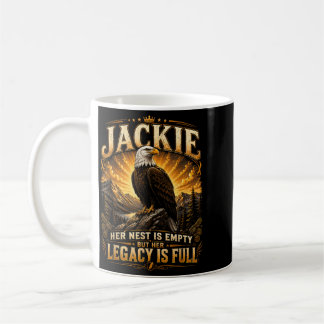Jackie Weißkopfseeadler-Erbe ist voll Vintage-Wild Kaffeetasse