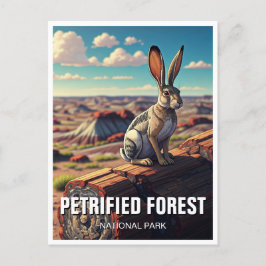 Jackkanbit versteinerten Wald Nationalpark Souveni Postkarte