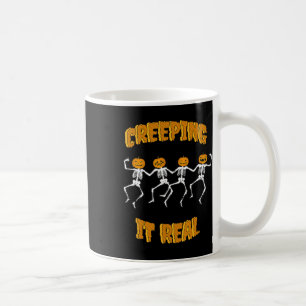 Jack'o Lantern putzt es echtes Skelett Kaffeetasse