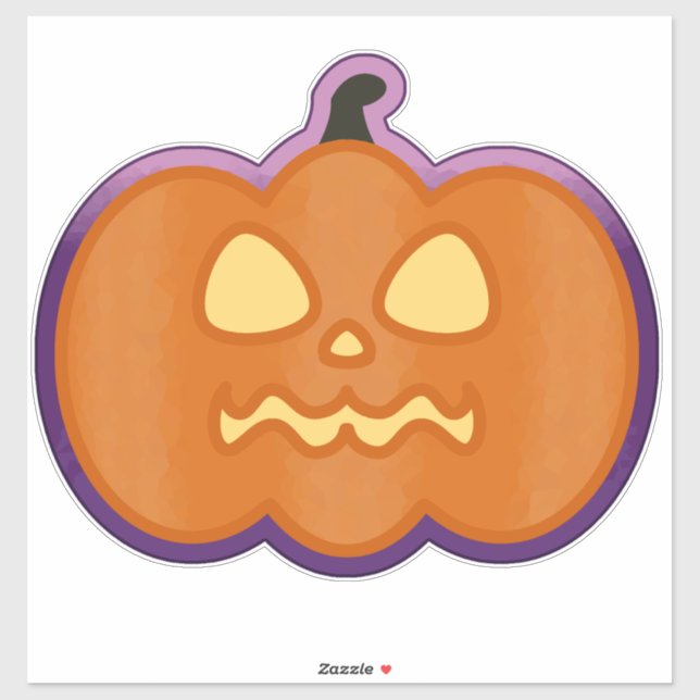Jack'o'Lantern Aufkleber (Blatt)